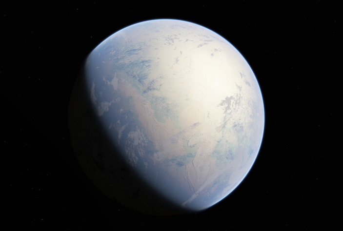 Земля-снежок